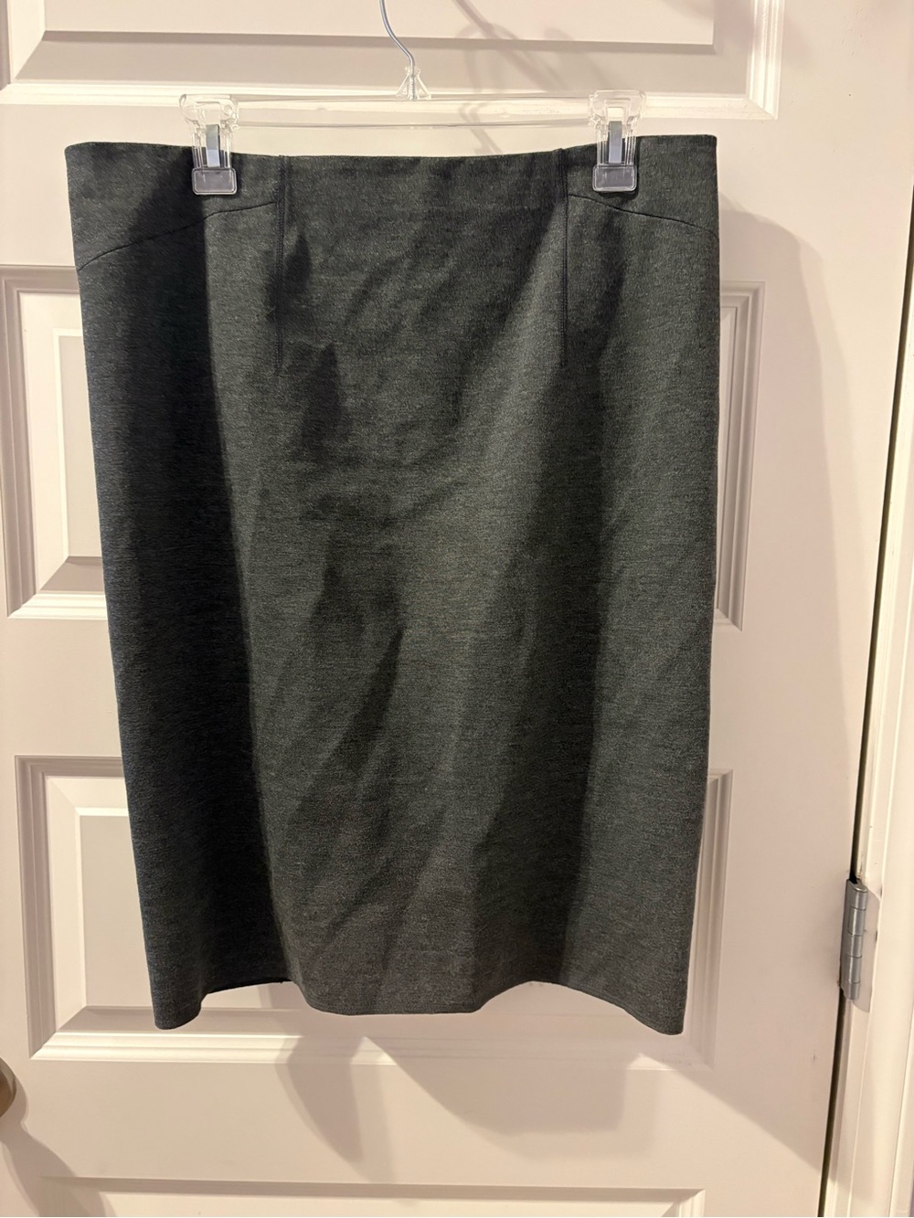Ann Taylor Dark Gray Pencil Skirt